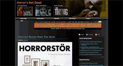 Desktop Screenshot of horrorsnotdead.com